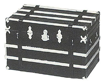 Dollhouse Miniature Flat Top Trunk Kit